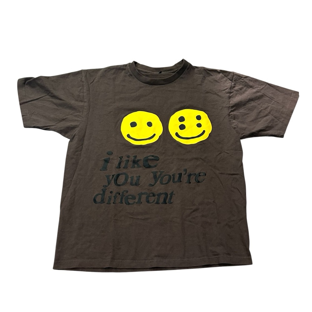 🔥🔥 Cactus Plant Flea Market CPFM Brown I Like You You’re Different Graphic Tee